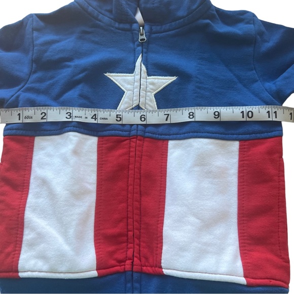 Marvel Captain American Jacket Size 12 M - Picture 8 of 9